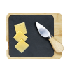 Additional Thumbnail Image 4 - a small black board with a knife and cheese
