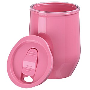 Additional Image 2 - a pink cup with a lid