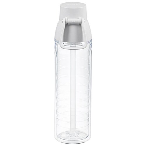 Additional Image 2 - a clear plastic bottle with a white cap