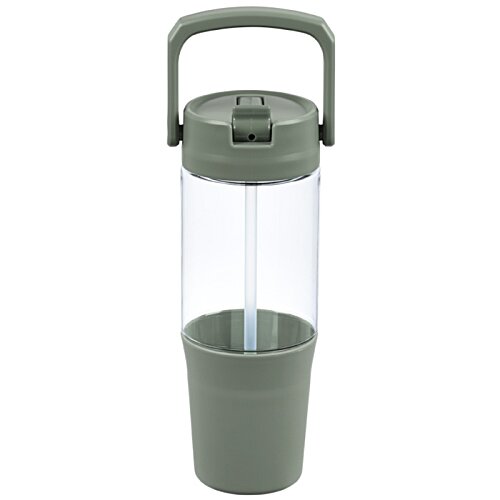 Additional Image 2 - a water bottle with a plastic lid