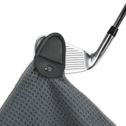 a close up of a golf club