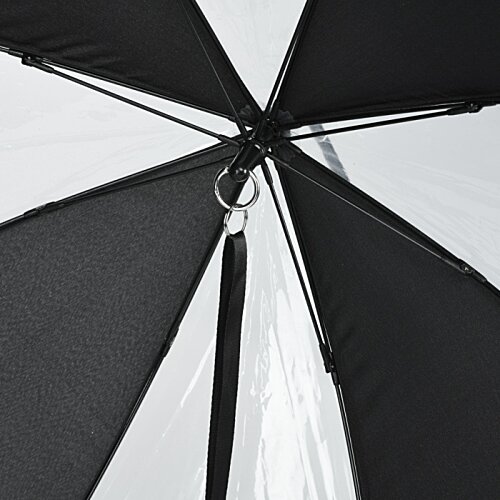 Additional Image 3 - a close up of a black and white umbrella