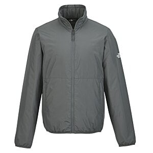 Additional Image 2 - a grey jacket with a zipper