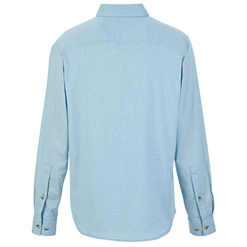 Additional Image 1 - a blue shirt with a long sleeve
