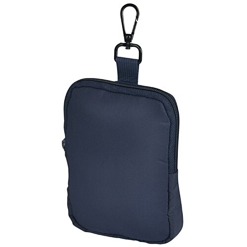 Additional Image 1 - a black pouch with a key chain