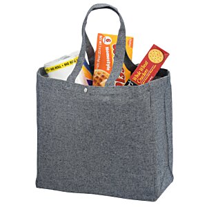 Additional Image 3 - a grey bag with food items inside