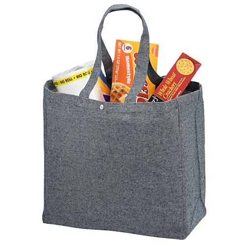 Additional Image 3 - a grey bag with food items inside