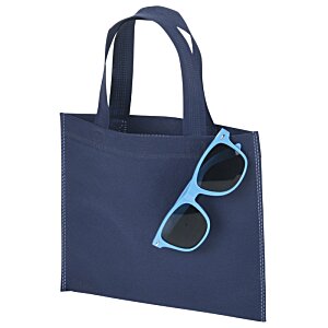 Additional Image 2 - a blue bag with sunglasses on it