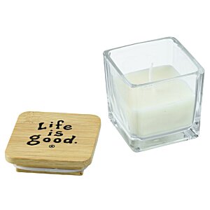 Additional Image 1 - a glass and a square candle