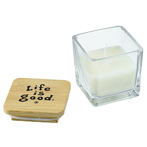 Additional Image 1 - a glass and a square candle