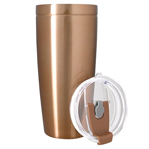 Additional Image 2 - a gold cup with a lid