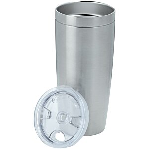 Additional Image 3 - a silver cup with a lid