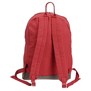Additional Image 1 - a red backpack with straps
