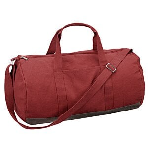 Additional Image 1 - a red duffel bag with a strap