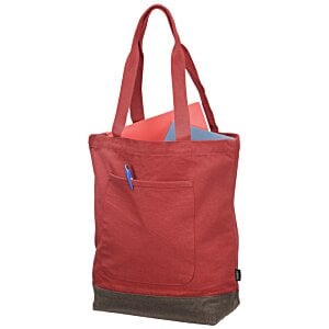 Additional Image 1 - a red bag with a blue handle