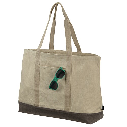 Additional Image 1 - a white bag with sunglasses on it