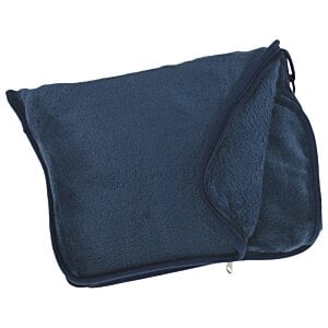 Additional Image 1 - a blue blanket on a white background