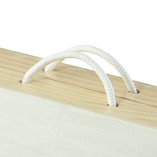 Additional Image 2 - a white rope tied to a wooden box