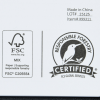Additional Thumbnail Image 4 - a white envelope with black and white logos
