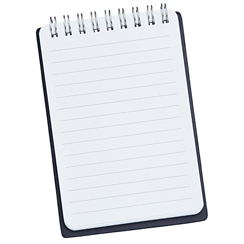Additional Image 1 - a spiral notebook with a black border