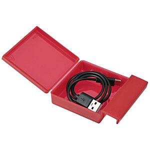 Additional Image 6 - a red box with a black cable in it