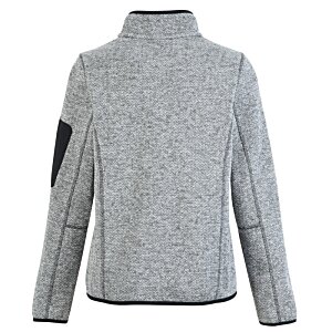 Additional Image 1 - a grey sweater with black patches