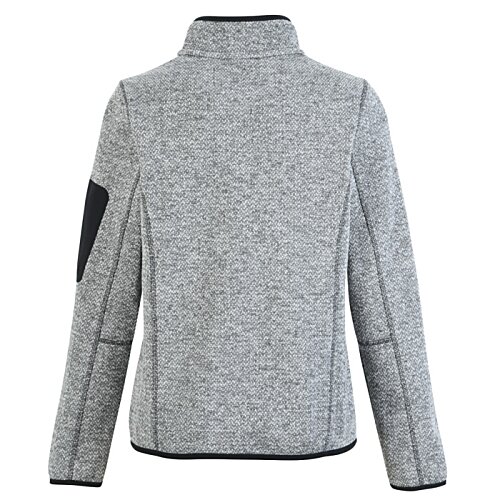 Additional Image 1 - a grey sweater with black patches