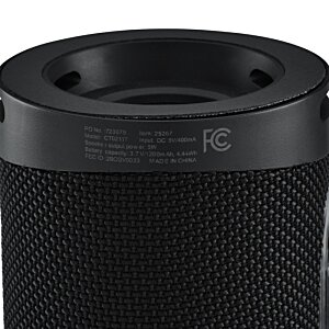 Additional Image 13 - a black speaker with a round top