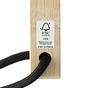 Additional Image 3 - a wooden block with a black tube attached to it