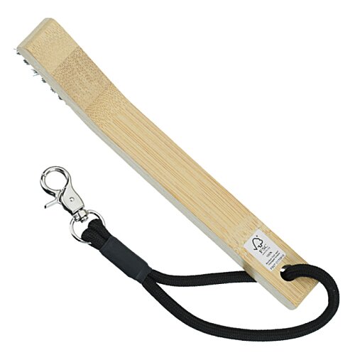 Additional Image 1 - a wooden strap with a black strap