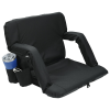 Additional Thumbnail Image 1 - a black chair with armrests