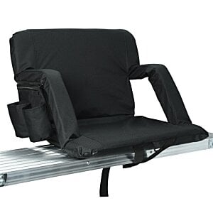 Additional Image 6 - a black office chair on a white background