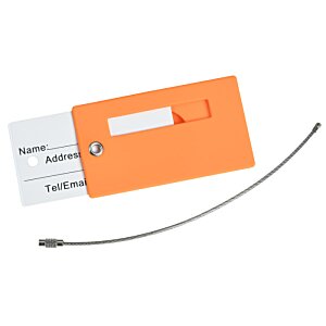 Additional Image 1 - an orange and white rectangular object with a wire