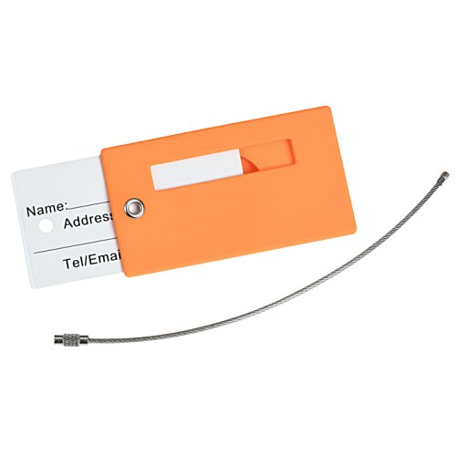 Additional Image 1 - an orange and white rectangular object with a wire