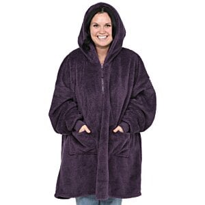 Additional Image 3 - a woman in a purple coat