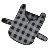Additional Thumbnail Image 4 - a black and white checkered apron