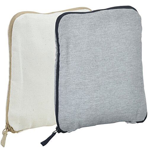 Additional Image 4 - a white and grey pillow