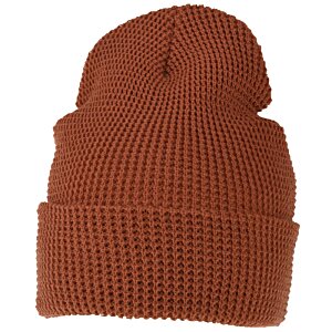 Additional Image 1 - a brown knit hat on a white background
