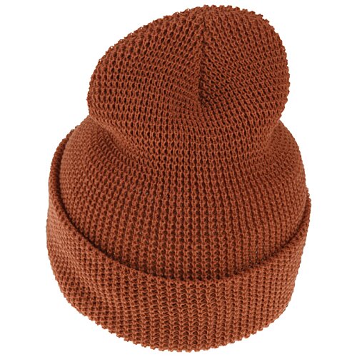 Additional Image 2 - a brown knit hat on a white background