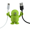 Additional Thumbnail Image 3 - a green toy holding two usb cables