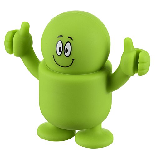 Additional Image 2 - a green toy with a face and hands