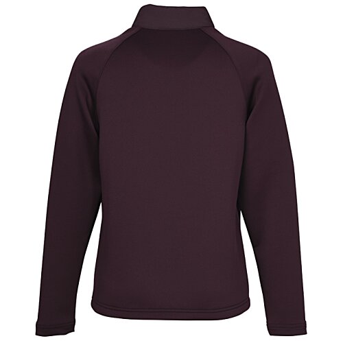 Additional Image 1 - a long sleeved maroon shirt