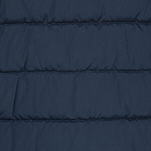 Additional Image 2 - a blue down jacket with white stitching