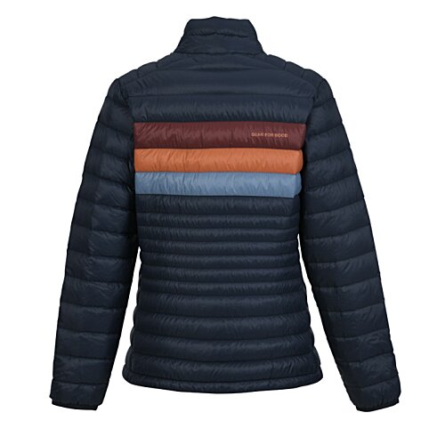 Additional Image 2 - a black jacket with multicolored stripes