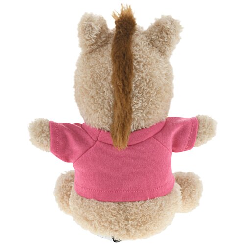 Additional Image 1 - a stuffed animal with a pink shirt