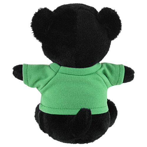Additional Image 1 - a black and green stuffed animal
