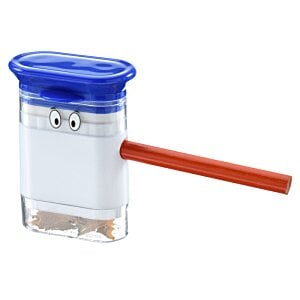 Additional Image 4 - a pencil sharpener with a blue lid