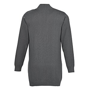 Additional Image 2 - a back view of a grey sweater