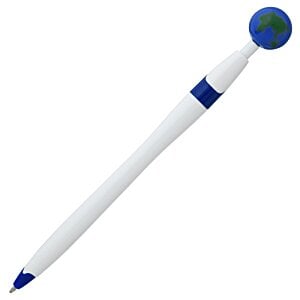 Additional Image 3 - a white pen with blue cap