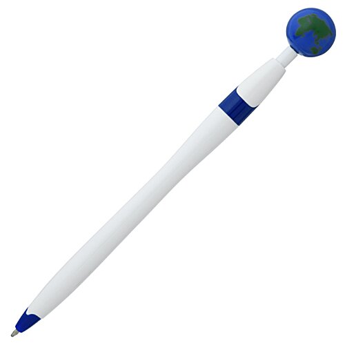 Additional Image 3 - a white pen with blue cap